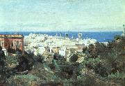  Jean Baptiste Camille  Corot View of Genoa China oil painting reproduction